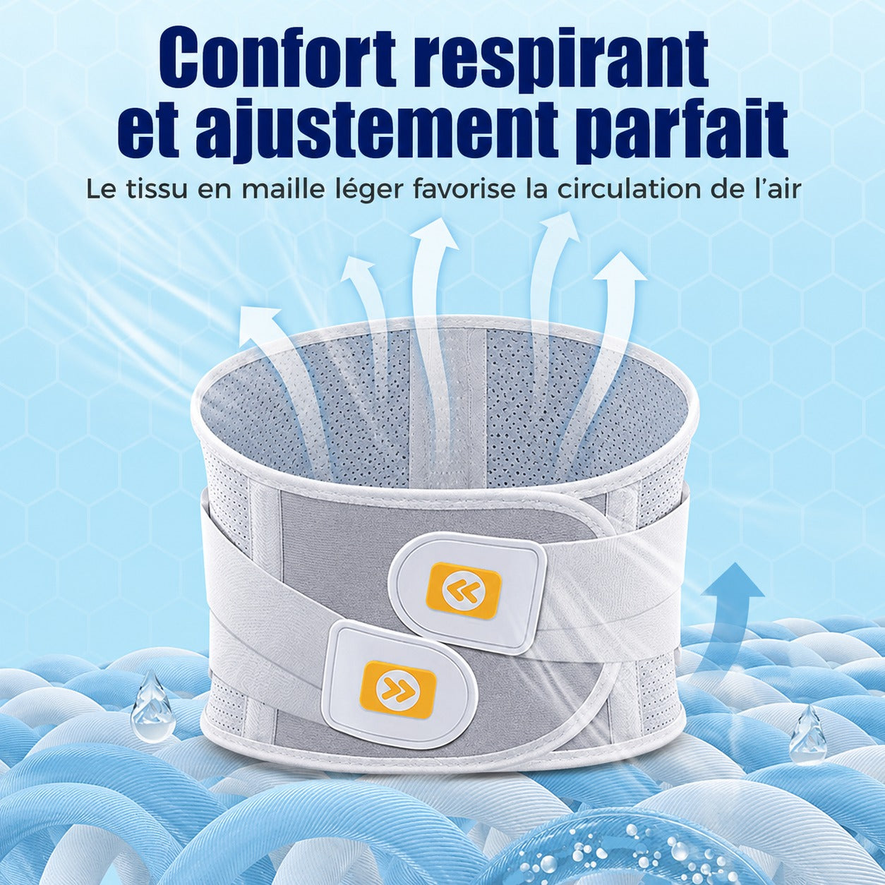 🌿 Ceinture médicale de soutien lombaire – maintien renforcé et confort au quotidien ✨