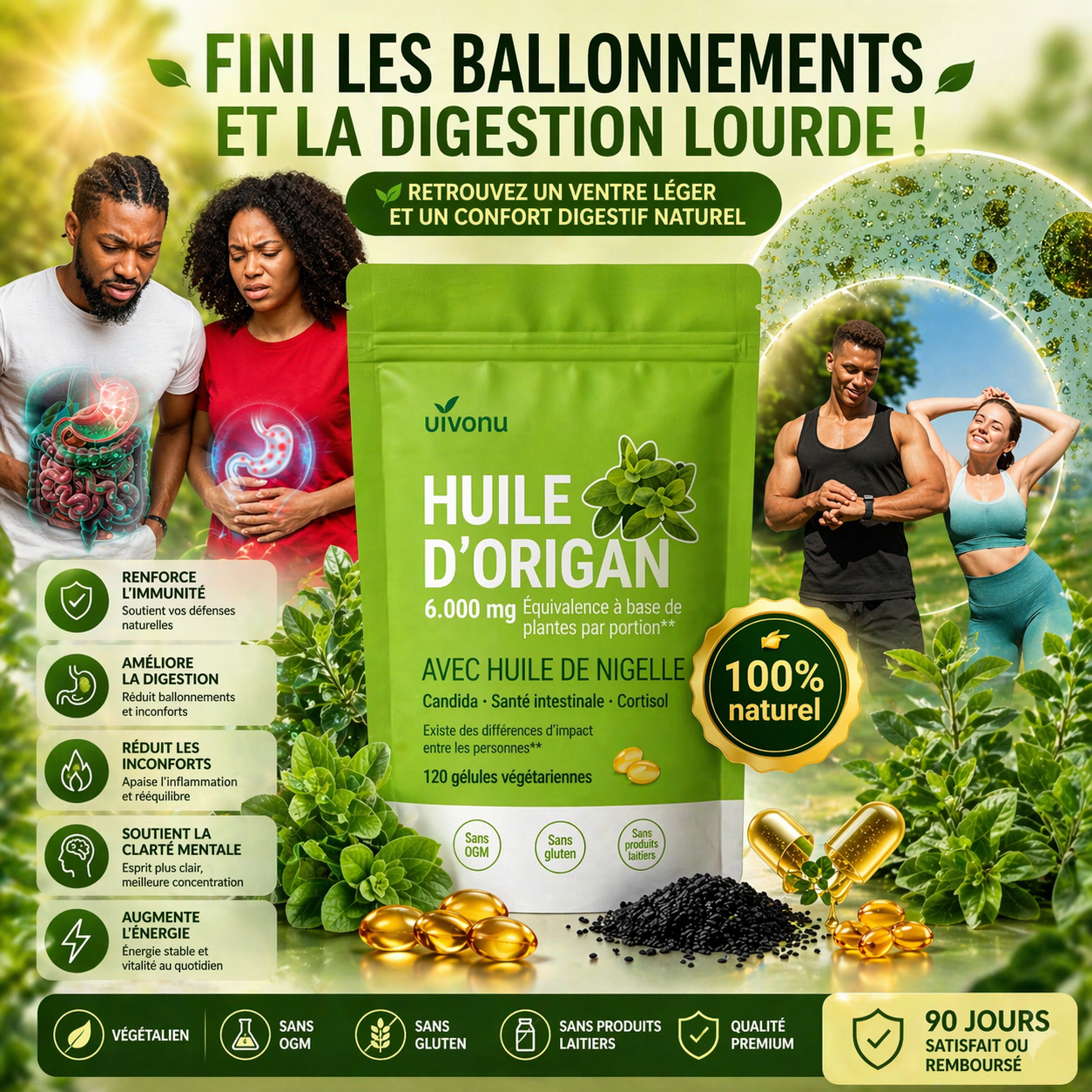 🔥 Huile d’Origan + Nigelle : L’équilibre naturel pour un corps plus léger et une énergie au top