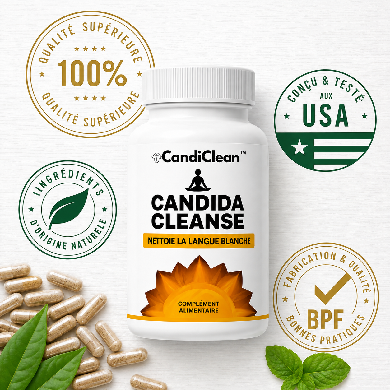 🌿 CANDIDA CLEANSE – LA FORMULE NATURELLE POUR PRENDRE SOIN DE VOTRE ÉQUILIBRE INTESTINAL