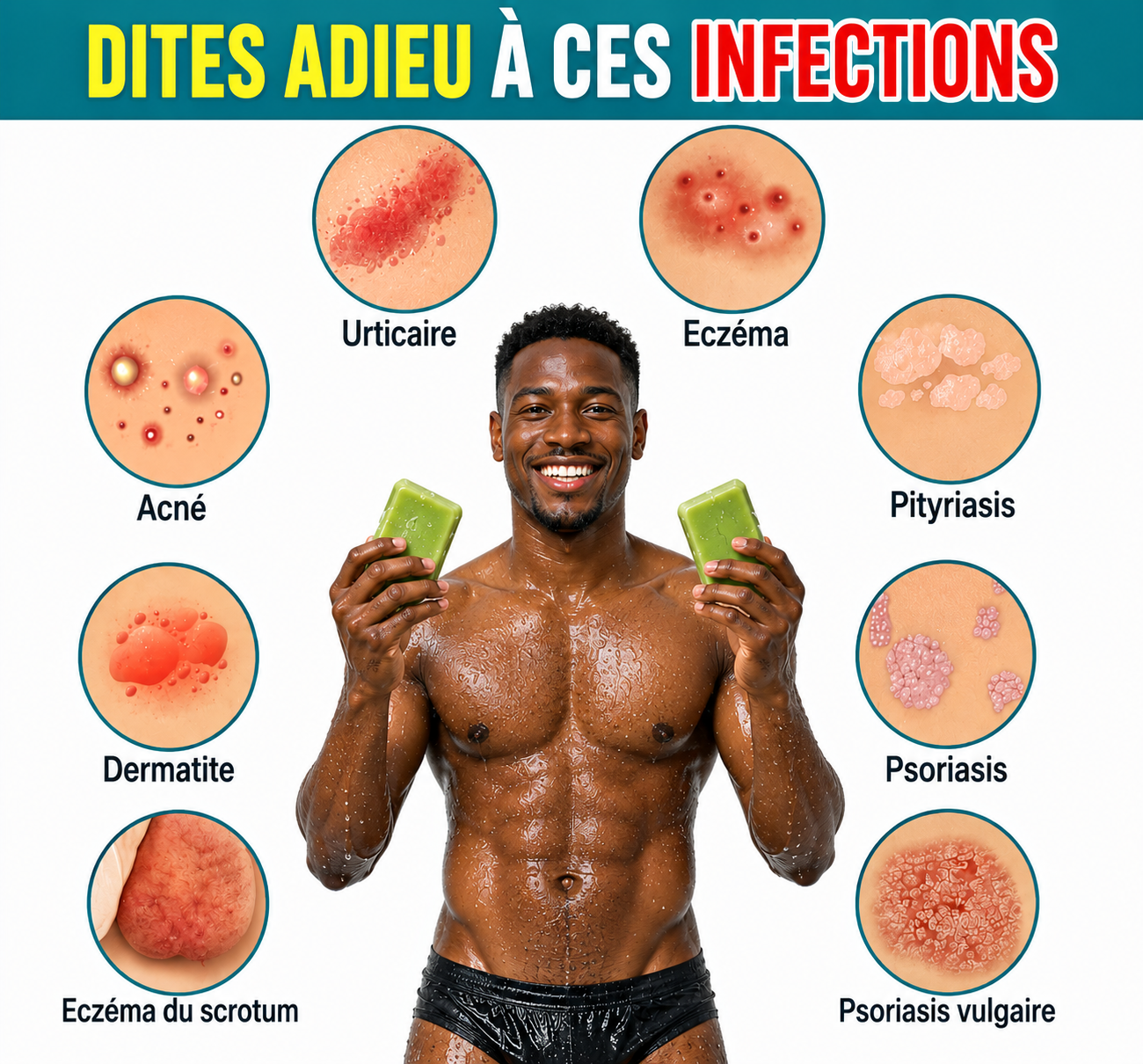 Savon antifongiques